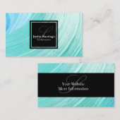 抽象的なビジネステンプレート 名刺 (正面/裏面)