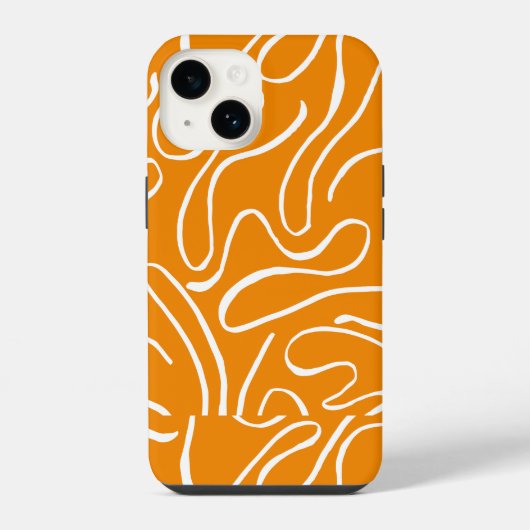 抽象的なビジュアルパターン iPhoneケース (裏面)