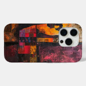 抽象的なビンテージ・ゴッホ風 Case-Mate iPhoneケース (裏面 (横))