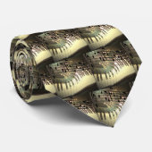 抽象的なピアノタイ ネクタイ (ロール)