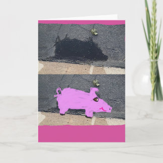 抽象的なピギー 🐷 カード