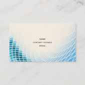 抽象的なピラミッドのロゴの名刺 名刺 (裏面)