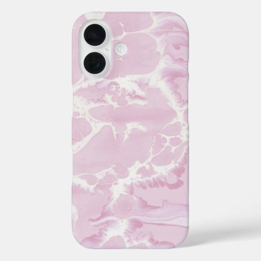 抽象的なピンクのぼかしペイント Case-Mate iPhoneケース (裏面)
