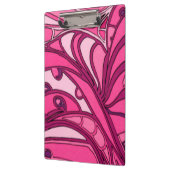 抽象的なピンクのパネルの絵画 クリップボード (左)