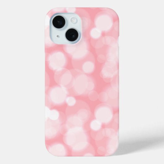 抽象的なピンクのボケフライトフォンケース Case-Mate iPhoneケース (裏面)