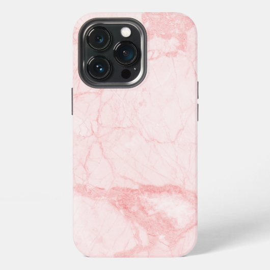 抽象的なピンクの大理石 iPhoneケース (裏面)