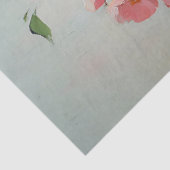 抽象的なピンクの花束のデコパージュ 薄葉紙 (詳細)