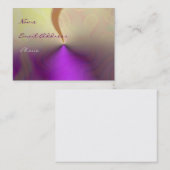 抽象的なファンタジーのプロフィールカード 名刺 (正面/裏面)