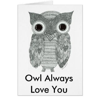 抽象的なフクロウ