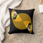 抽象的なフクロウ クッション (ブランケット)