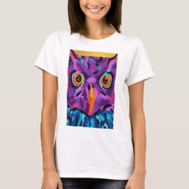抽象的なフクロウ Tシャツ
