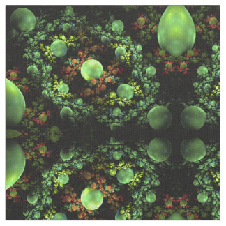 抽象的なフラクタルの森林生地 ファブリック