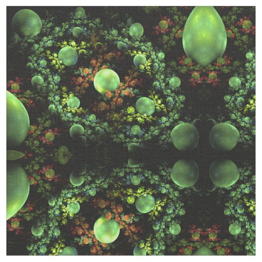 抽象的なフラクタルの森林生地 ファブリック (クローズアップ)