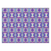 抽象的なフラクタルは幾何学的振ります テーブルクロス (正面(横))