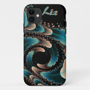 抽象的なフラクタルアート カスタムiPhone 5 カバー