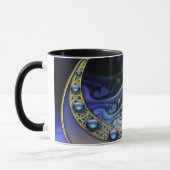 抽象的なフラクタル幻想 マグカップ (左)