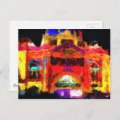 抽象的なフリンダースストリート駅 ポストカード (正面/裏面)