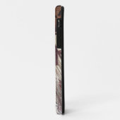 抽象的なブラウンの花柄デザイン 1 Case-Mate iPhoneケース (裏面/左)