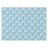 抽象的なブラシはパターンをなでます テーブルクロス (正面(横))