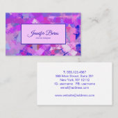 抽象的なブラシはtexure.をなでます 名刺 (正面/裏面)