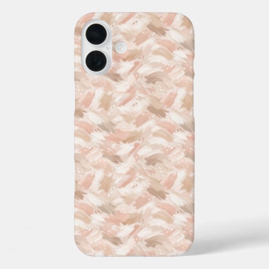 抽象的なブラシストロークパターン Case-Mate iPhoneケース (裏面)