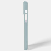 抽象的なベージュと淡青色のフラクタルアートスパイラル Case-Mate iPhoneケース (裏面 / 左)