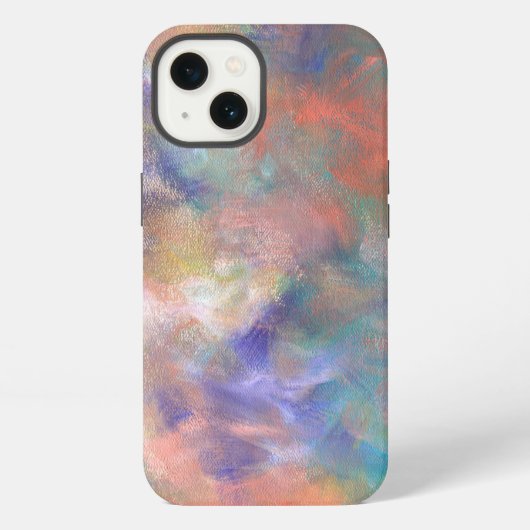 抽象的なペイントパターン iPhoneケース (裏面)