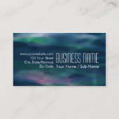 抽象的なペンキの渦巻の名刺 名刺 (裏面)