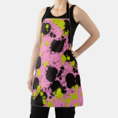 抽象的なペンキ飛沫模様 エプロン (インサイチュ)