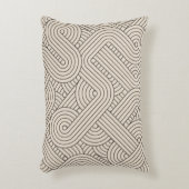 抽象的なボーダー アクセントクッション (正面(垂直))