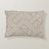 抽象的なボーダー アクセントクッション (裏面)