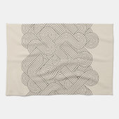 抽象的なボーダー キッチンタオル (横)