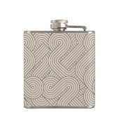 抽象的なボーダー フラスク (裏面)