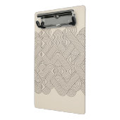 抽象的なボーダー ミニクリップボード (アングル2)