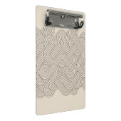 抽象的なボーダー ミニクリップボード (アングル)