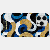 抽象的なポリネシアンウェーブ - 芸術的なリズム Case-Mate iPhoneケース (裏面 (横))