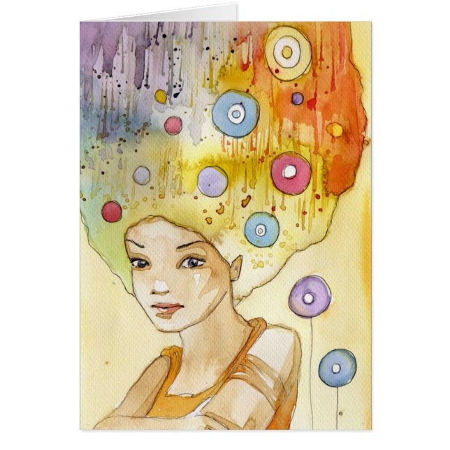 抽象的なポートレート (正面)