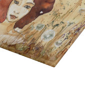 抽象的なポートレート3 カッティングボード (角)