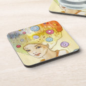 抽象的なポートレート コースター (左側)