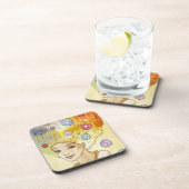 抽象的なポートレート コースター (右側)