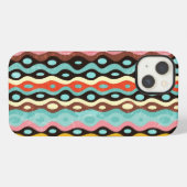 抽象的なマルチカラーパターン iPhoneケース (裏面横)