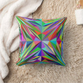 抽象的なマンダラ クッション (ブランケット)