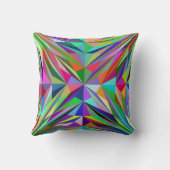 抽象的なマンダラ クッション (裏面)