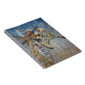 抽象的なメロディーのノート ノートブック (右側)