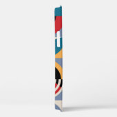 抽象的なメンフィス：幾何学的なヴィンテージスタイル。 Case-Mate iPhoneケース (裏面 / 右)