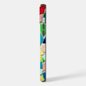 抽象的なモザイク iPhoneケース (左側面)