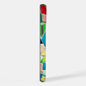 抽象的なモザイク iPhoneケース (右側面)
