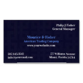 抽象的なモダンな名刺マグネット マグネット名刺 (正面)