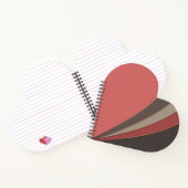 抽象的なモダンな幾何学的シンプルプリント ノートブック (内部)