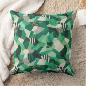 抽象的なモダンな幾何学的三角形の形 クッション (ブランケット)